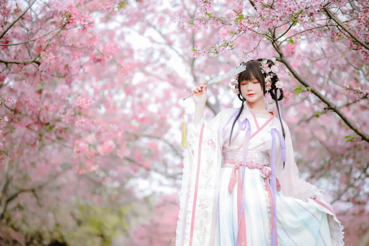 Nyako喵子 NO.036 樱花汉服 花神祈愿